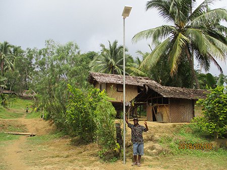 Solar village lighting
